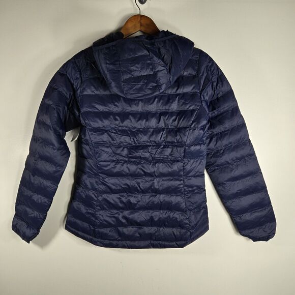 Amazon Essentials Women's Medium Navy Blue Lightweight Puffer Jacket Hooded NWT - Picture 4 of 6